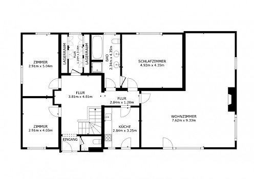 Grundriss Obergeschoss